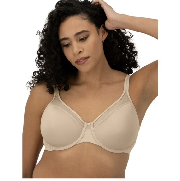 BALI Brown Tan Bra with Underwire, No Padding 40DD EUC - Picture 3 of 13